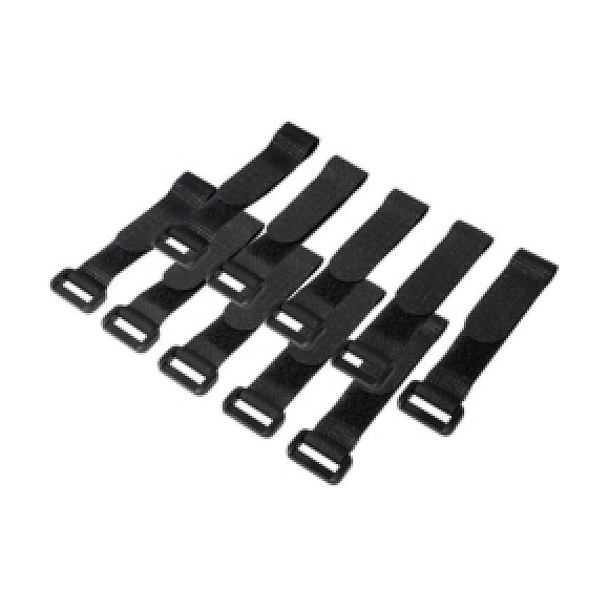 LogiLink KAB0056 kabelių tvirtinimo dirželis Nailonas Juoda 10 vnt
