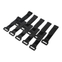 LogiLink KAB0056 kabelių tvirtinimo dirželis Nailonas Juoda 10 vnt