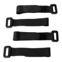 LogiLink KAB0056 kabelių tvirtinimo dirželis Nailonas Juoda 10 vnt