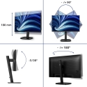 Philips 3000 series 24B2U3301D/00 kompiuterio monitorius 61,2 cm (24.1") 1920 x 1200 pikseliai WUXGA Philips 3000 series 24B2U3301D/00 kompiuterio monitorius 61,2 cm (24.1") 1920 x 1200 pikseliai WUXGA