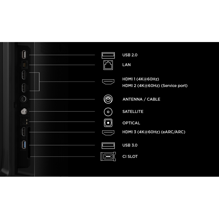 TCL P7L 75P7L TV 190.5 cm (75") 4K Ultra HD Smart TV Wi-Fi Black 400 cd/m² – 5