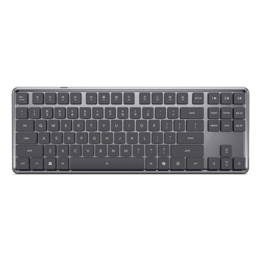 Lenovo 4Y41V37381 klaviatūra Namams / biurui USB + RF Wireless + Bluetooth Šiaurės šalių Pilka
