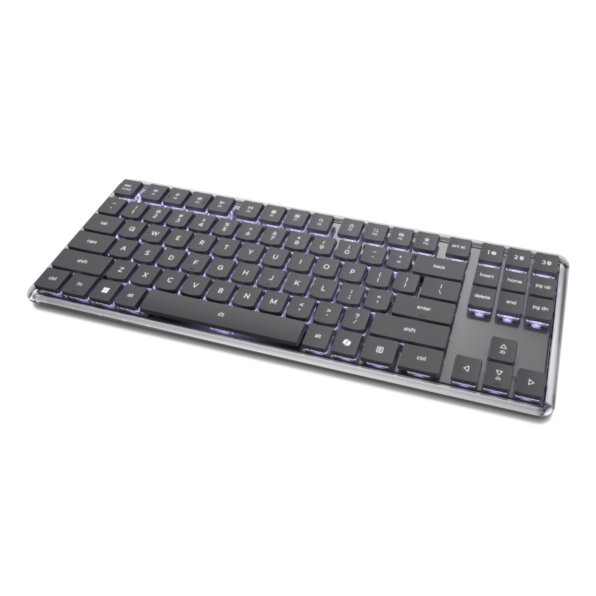 Lenovo 4Y41V37381 klaviatūra Namams / biurui USB + RF Wireless + Bluetooth Šiaurės šalių Pilka – 2