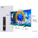 TCL A400 75A400 телевизор 190,5 cm (75") 4K Ultra HD Smart TV Wi-Fi Черный 700 cd/m² TCL A400 75A400 телевизор 190,5 cm (75") 4K Ultra HD Smart TV Wi-Fi Черный 700 cd/m²