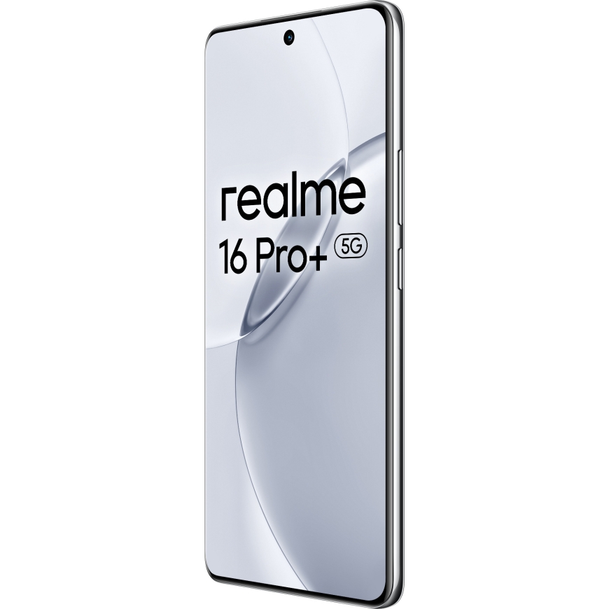 realme 16 Pro+ 5G telefonas, 256/8 GB, pilkas + įkroviklis – 5
