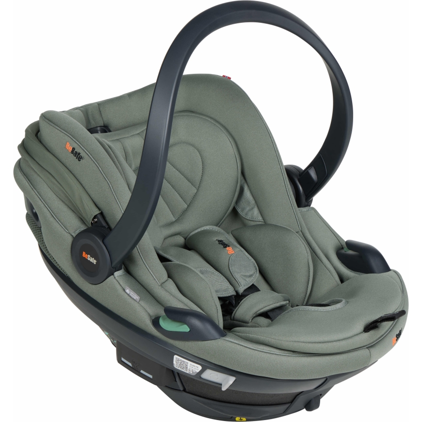BeSafe Go Beyond 2 saugos kėdutė, 40–87 cm, Meadow Green SoftBreeze