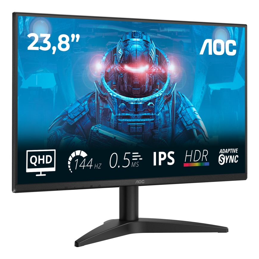 AOC B3 Q24B36X монитор для ПК 60,5 cm (23.8") 2560 x 1440 пикселей Quad HD LED Черный – 2