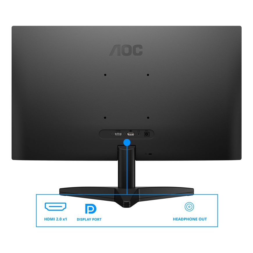 AOC B3 Q24B36X kompiuterio monitorius 60,5 cm (23.8") 2560 x 1440 pikseliai Quad HD LED Juoda – 3