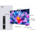 TCL P6L 75P6L teler 190,5 cm (75") 4K Ultra HD Nutiteleri funktsioon WiFi Must 330 cd/m² TCL P6L 75P6L teler 190,5 cm (75") 4K Ultra HD Nutiteleri funktsioon WiFi Must 330 cd/m²