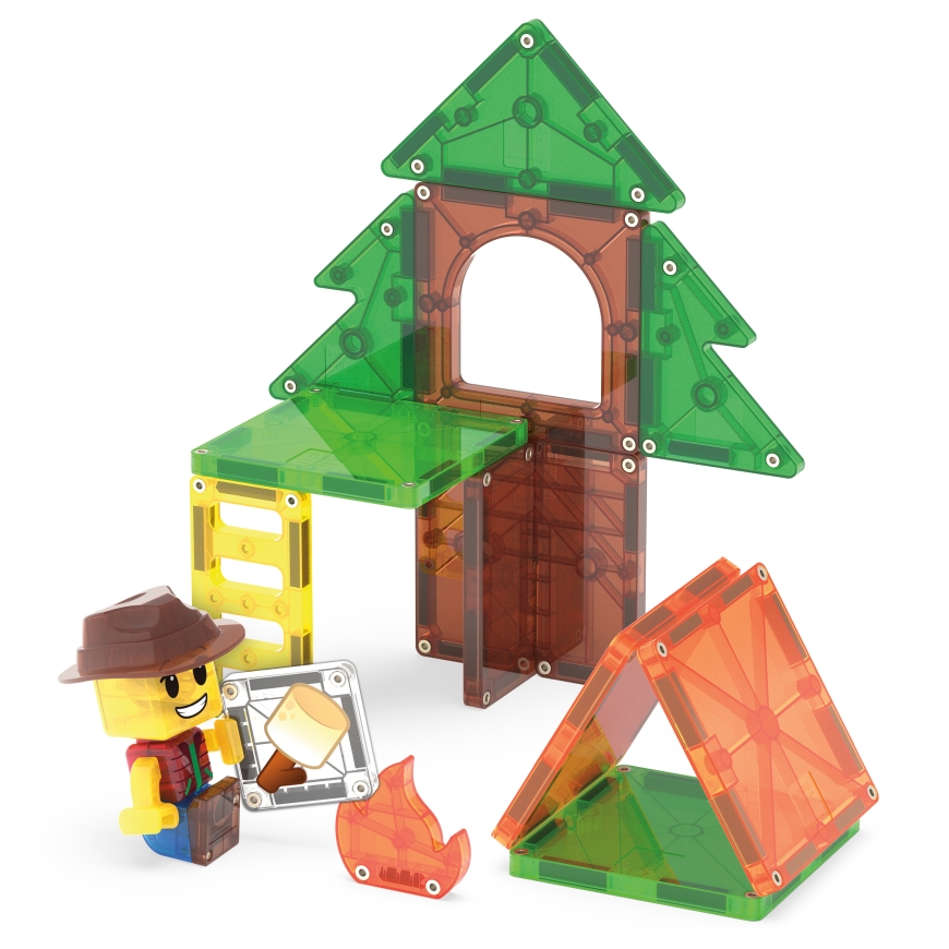 MAGNA-TILES Metsäretki magneettinen rakennussarja, 16 osaa – 3