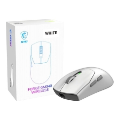 Spēļu pele | FORGE GM340 WIRELESS | Bezvadu | 2.4 GHz, Bluetooth, USB | Balts