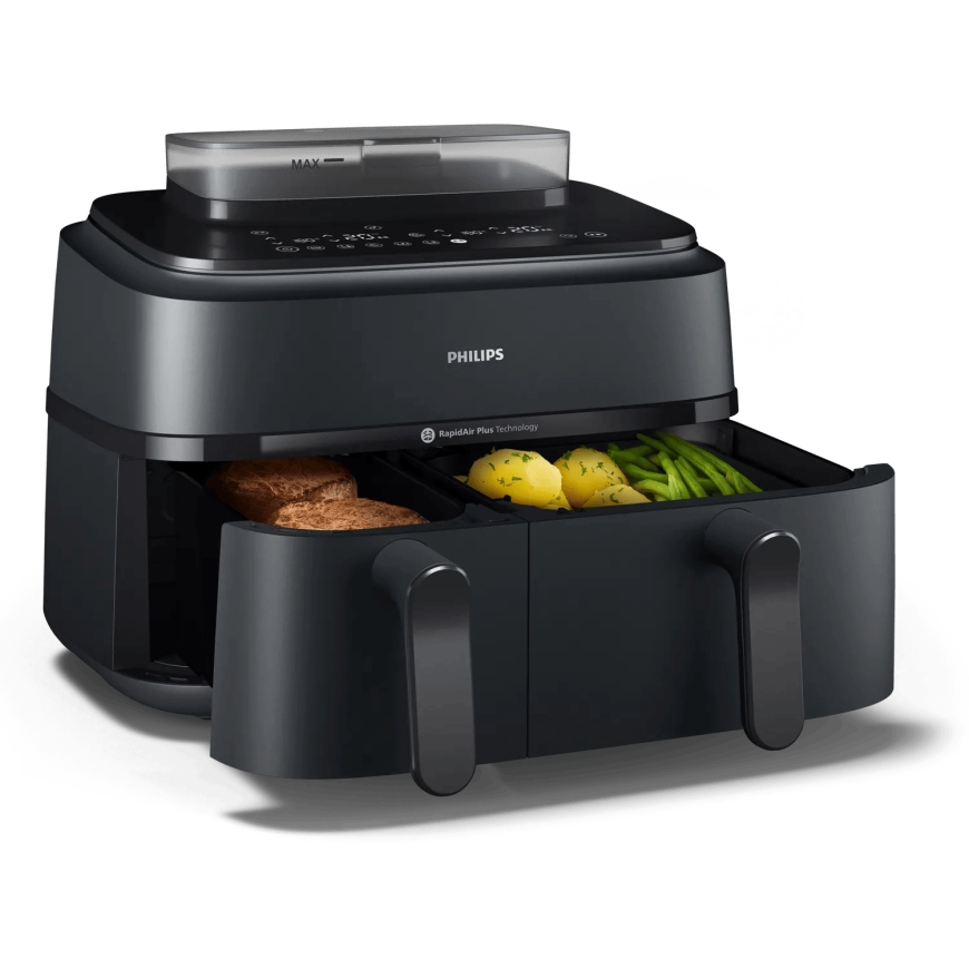 Philips 5000 series NA550/00 taukvāres katls Dubults 9 L Atsevišķs 2750 W Karstā gaisa fritētājs Mel – 3