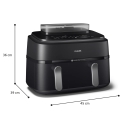 Philips 5000 series NA550/00 обжарочный аппарат Двойной 9 L Автономный 2750 W Аэрофритюрница с горяч Philips 5000 series NA550/00 обжарочный аппарат Двойной 9 L Автономный 2750 W Аэрофритюрница с горяч