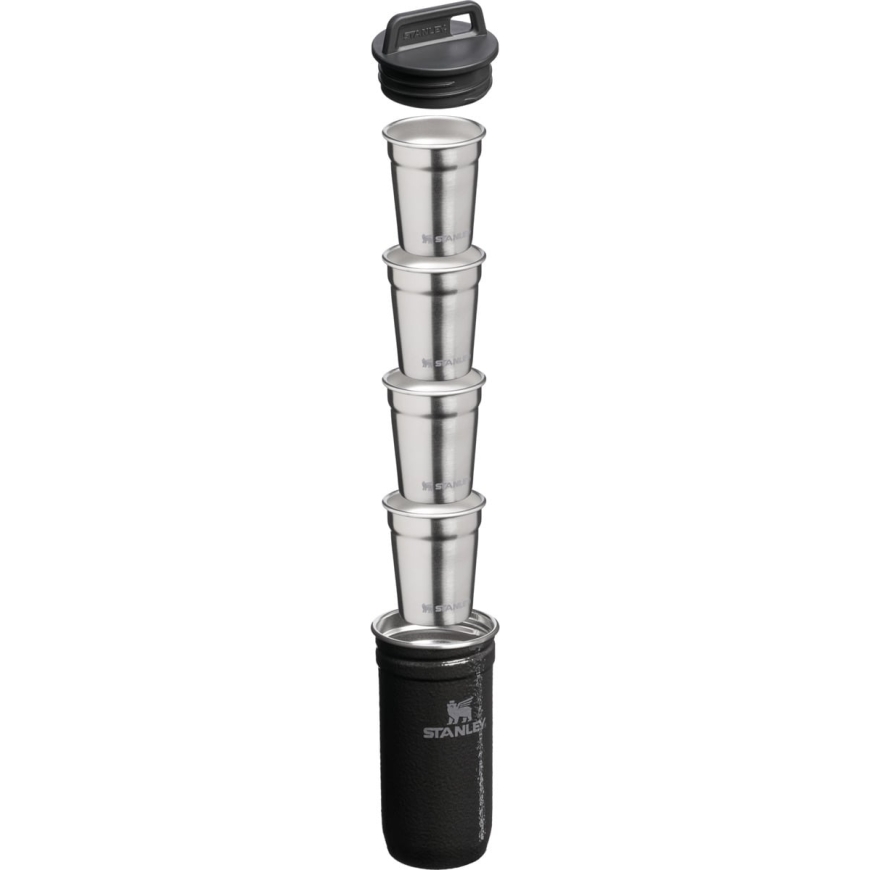 Stanley Pre-Party shottilasisetti, 60 ml, musta – 4