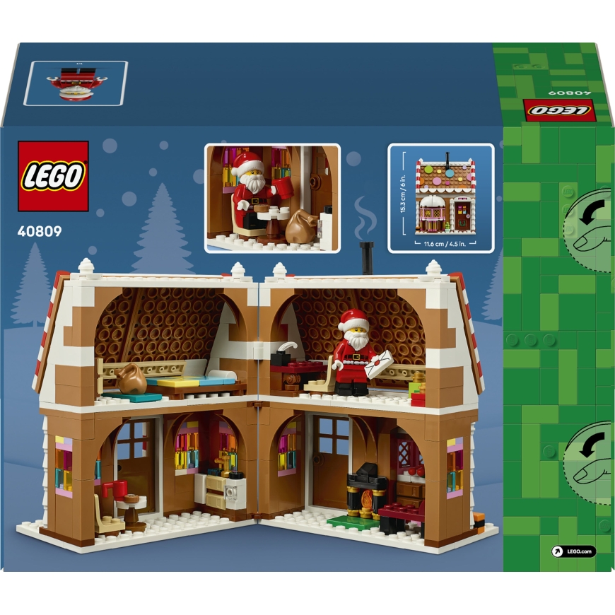 LEGO Seasons and Occasions 40809 Kalėdinis meduolinis namelis – 2