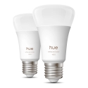 Philips Hue White and Color ambiance A60 - E27-älylamppu - 1 100 - 2 kpl Philips Hue White and Color ambiance A60 - E27-älylamppu - 1 100 - 2 kpl