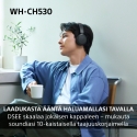 Sony WH-CH530 беспроводные накладные наушники, зелёные Sony WH-CH530 беспроводные накладные наушники, зелёные