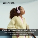 Sony WH-CH530 беспроводные накладные наушники, зелёные Sony WH-CH530 беспроводные накладные наушники, зелёные