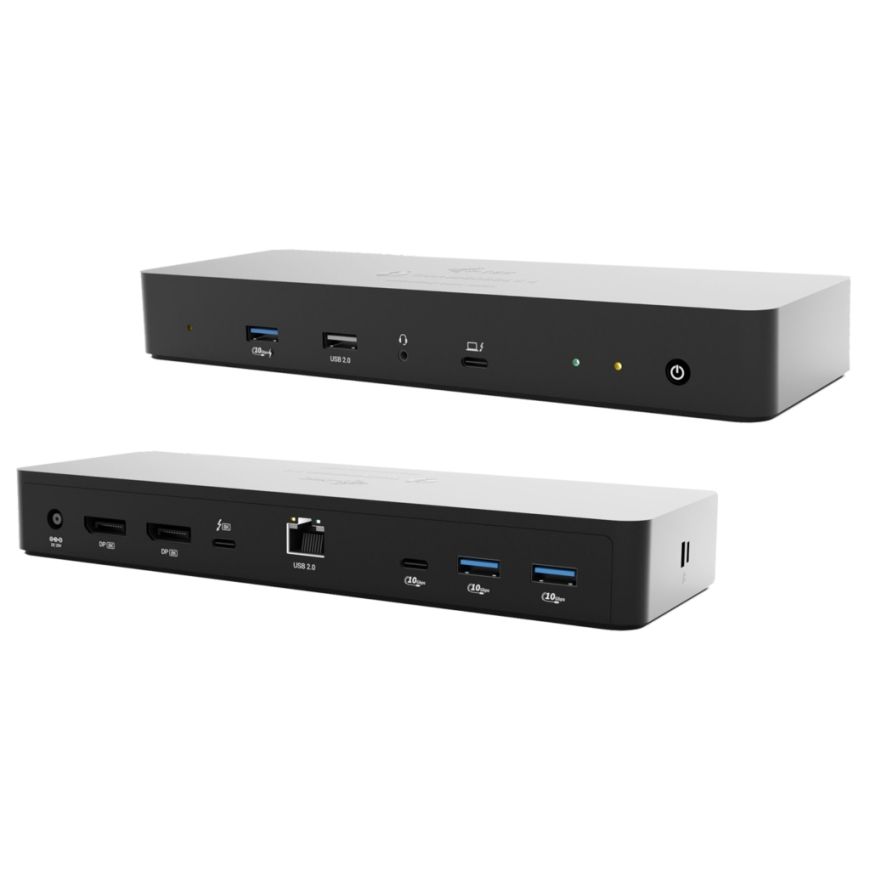 i-tec TB4INTGDUAL4KDOCPD док-станция для ноутбука Проводная Thunderbolt 4 Черный