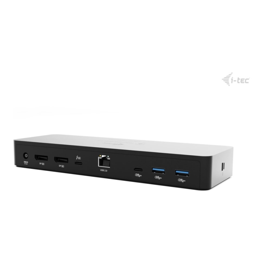 i-tec TB4INTGDUAL4KDOCPD kannettavien tietokoneiden telakka ja porttitoistin Langallinen Thunderbolt – 3