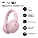 Sony WH-CH730N juhtmeta mürasummutavad kõrvaklapid, roosa Sony WH-CH730N juhtmeta mürasummutavad kõrvaklapid, roosa