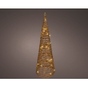 Lumineo LED pyraminės formos užuolaidų šviesa, 60 cm, vidaus ir lauko naudojimui Lumineo LED pyraminės formos užuolaidų šviesa, 60 cm, vidaus ir lauko naudojimui