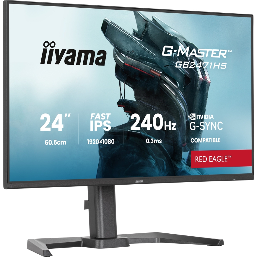 iiyama G-MASTER GB2471HS-B1 tietokoneen litteä näyttö 60,5 cm (23.8") 1920 x 1080 pikseliä Full HD M – 4
