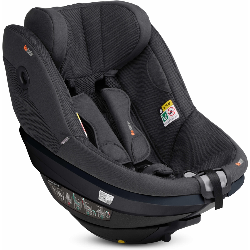 BeSafe Beyond 360 2 turvaistuin, 61–125 cm, Anthracite Mesh
