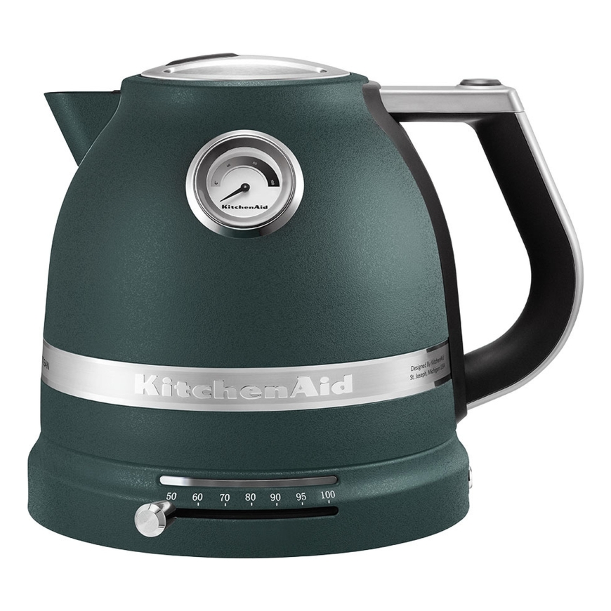 KitchenAid 5KEK1522EPP electric kettle 1.5 L 2400 W Black, Blue, Stainless steel