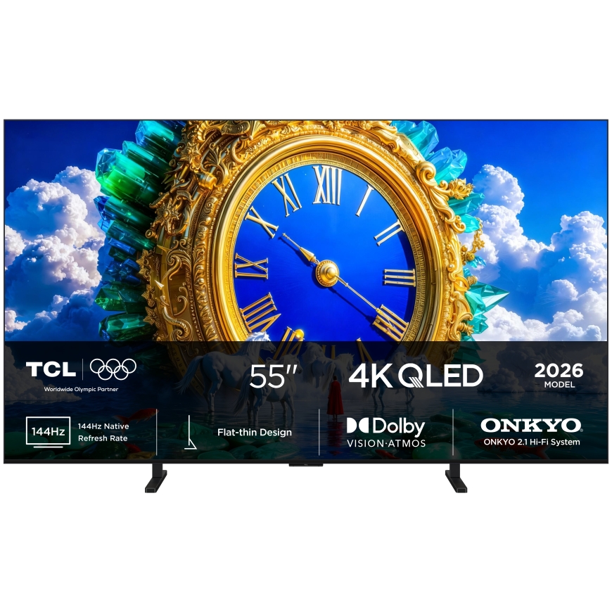 TCL A400 55A400 TV 139.7 cm (55") 4K Ultra HD Smart TV Wi-Fi Black 600 cd/m²