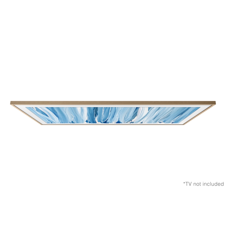 Samsung Customisable Modern Teak Bezel for The Frame 65" TV – 3