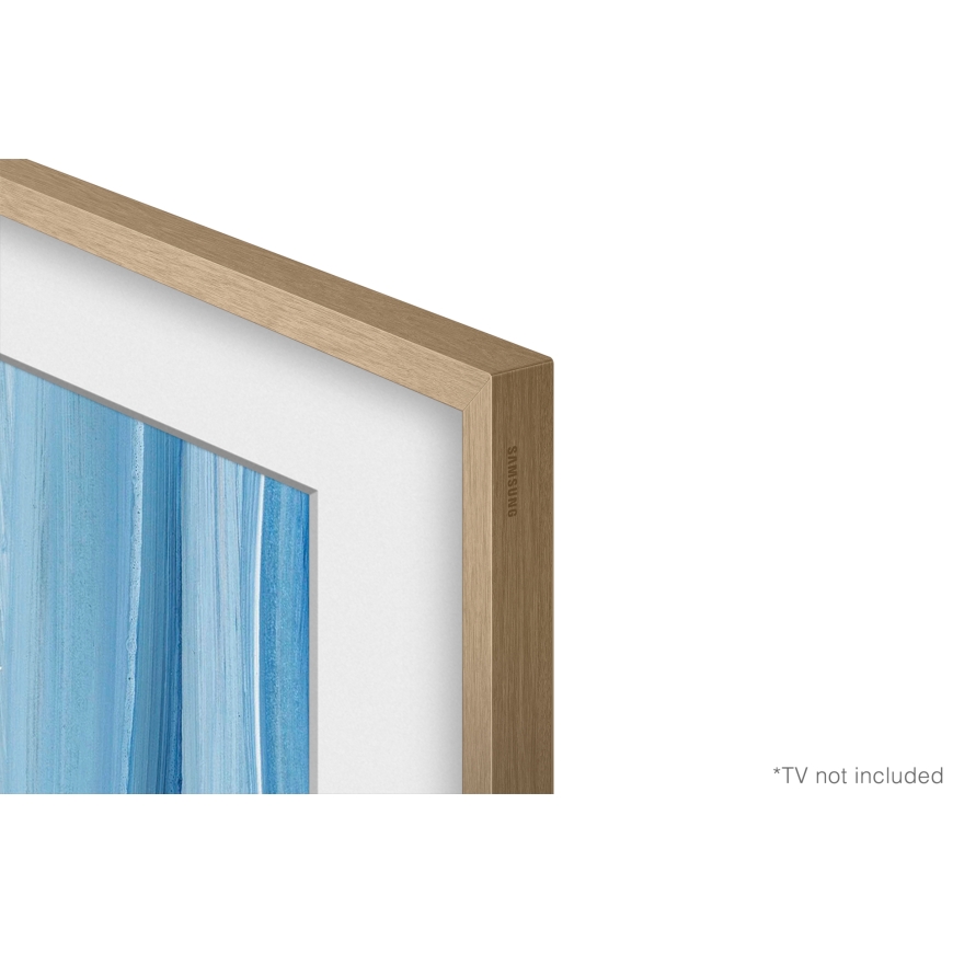 Samsung Customisable Modern Teak Bezel for The Frame 65" TV – 4
