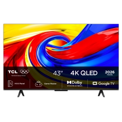 TCL P7L 43P7L televizorius 109,2 cm (43") 4K Ultra HD Smart TV „Wi-Fi“ Juoda 400 cd/m²