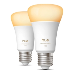 Philips Hue balts atmosfēras apgaismojums A60 – viedā spuldze E27 – 1100