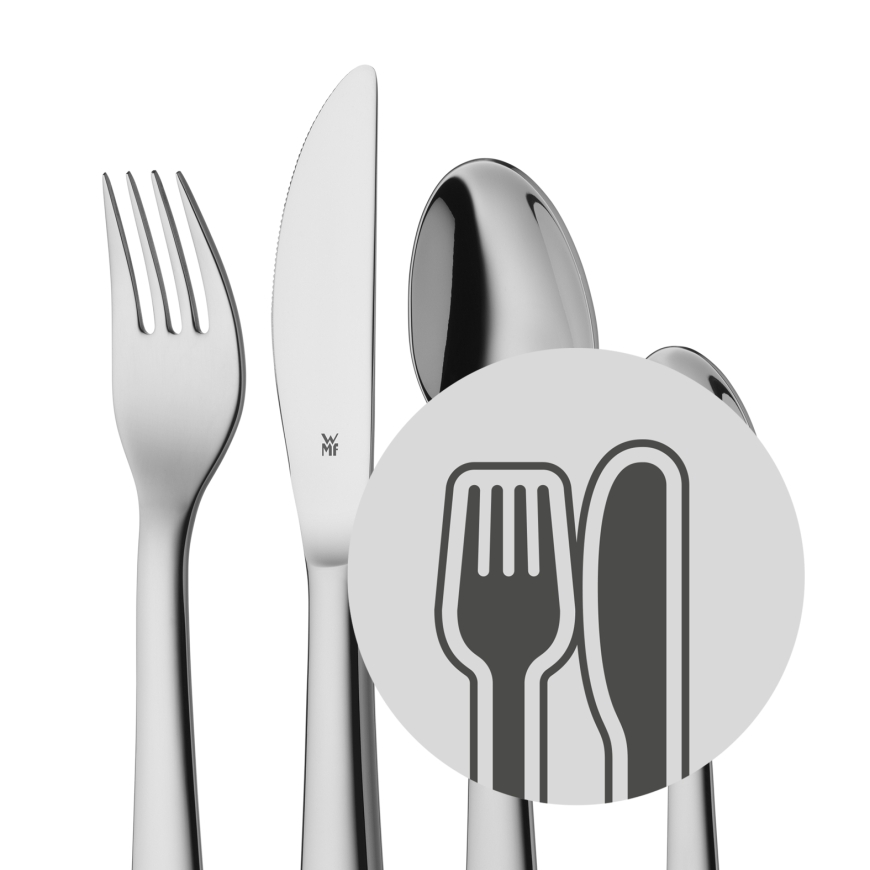 WMF 12.8605.6040 söögiriistade komplekt 4 tk Mitmevärviline, Roostevaba teras – 2