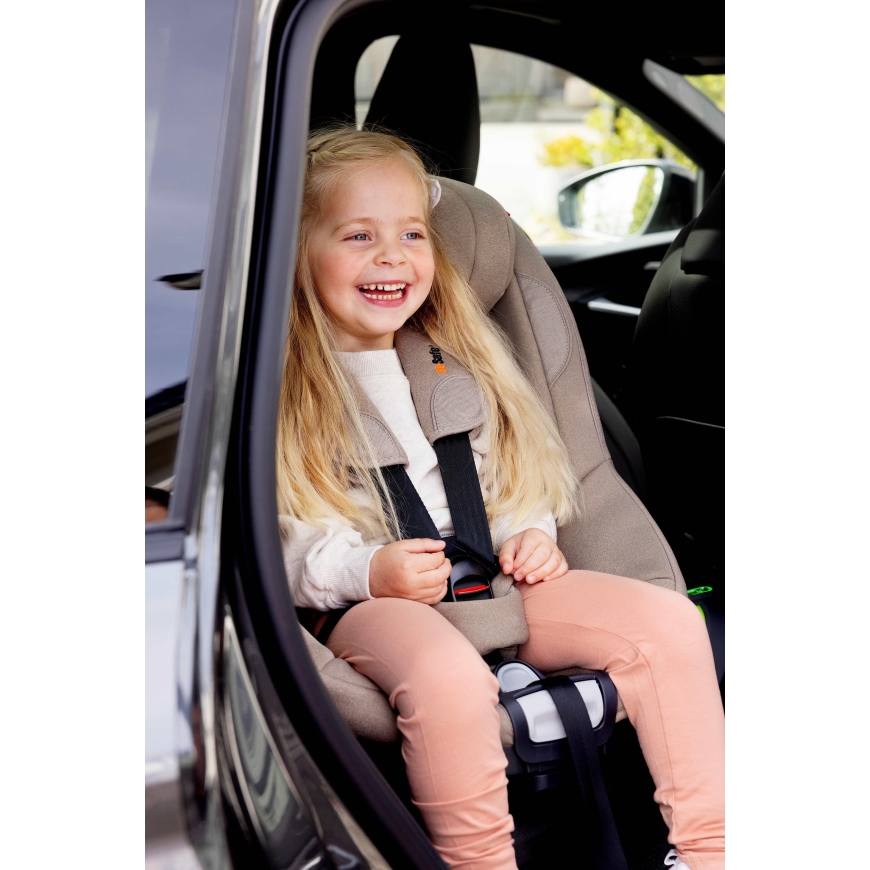 BeSafe Beyond 360 2 drošības sēdeklis, 61–125 cm, Tumši smilšu SoftBreeze – 2