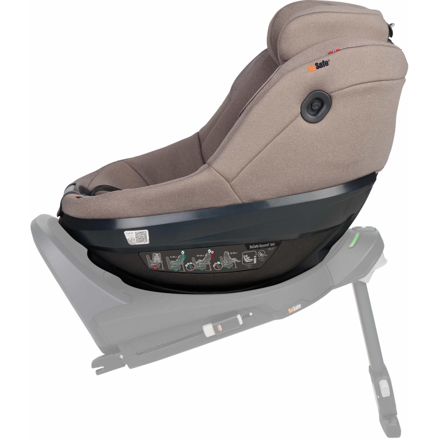 BeSafe Beyond 360 2 automobilinė kėdutė, 61–125 cm, Tamsus smėlis SoftBreeze – 5