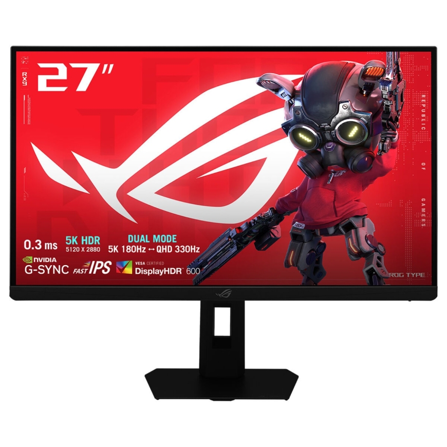 ASUS ROG Strix XG27JCG monitori 68,6 cm (27") 5120 x 2880 pikseļi 5K Ultra HD LCD Melns