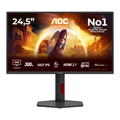AOC G4 Q25G4SR монитор для ПК 62,2 cm (24.5") 2560 x 1440 пикселей Quad HD LED Черный, Красный
