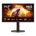 AOC G4 Q25G4SR монитор для ПК 62,2 cm (24.5") 2560 x 1440 пикселей Quad HD LED Черный, Красный