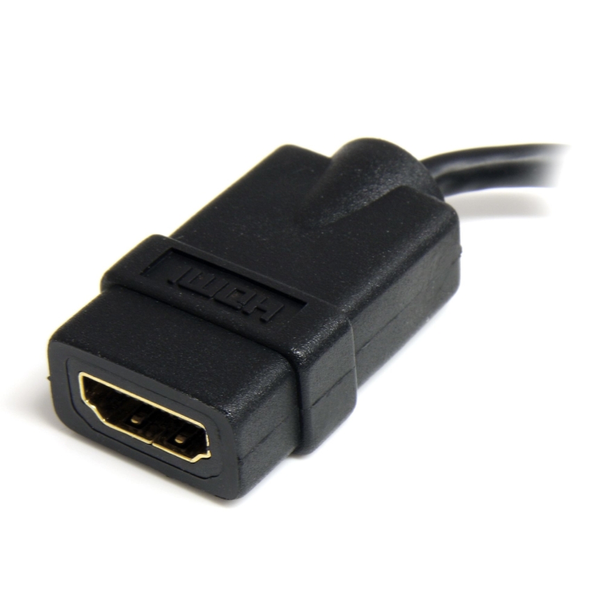 StarTech.com HDADFM5IN HDMI кабель 0,127 m HDMI Тип A (Стандарт) HDMI Тип D (Микро) Черный – 2