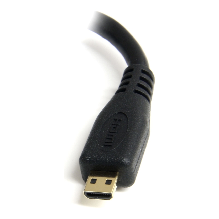 StarTech.com HDADFM5IN HDMI-kaabel 0,127 m HDMI tüüp A (Standard) HDMI tüüp D (Micro) Must – 3
