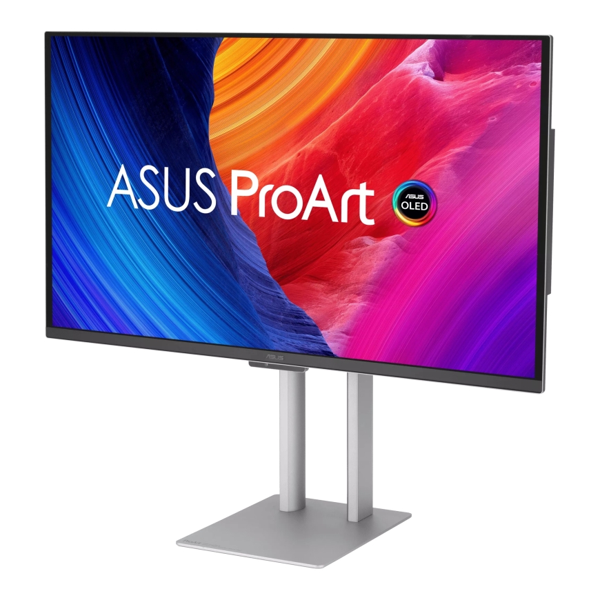 ASUS ProArt OLED PA27UCDMR monitori 67,3 cm (26.5") 3840 x 2160 pikseļi 4K Ultra HD LED Sudrabs – 3