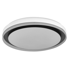 SMART+ WIFI ORBIS MAGIC Sienos/Lubų Šviestuvas 500mm RGB+TW Dimmable juodas+baltas | 38 W | RGBTW | Wi-Fi