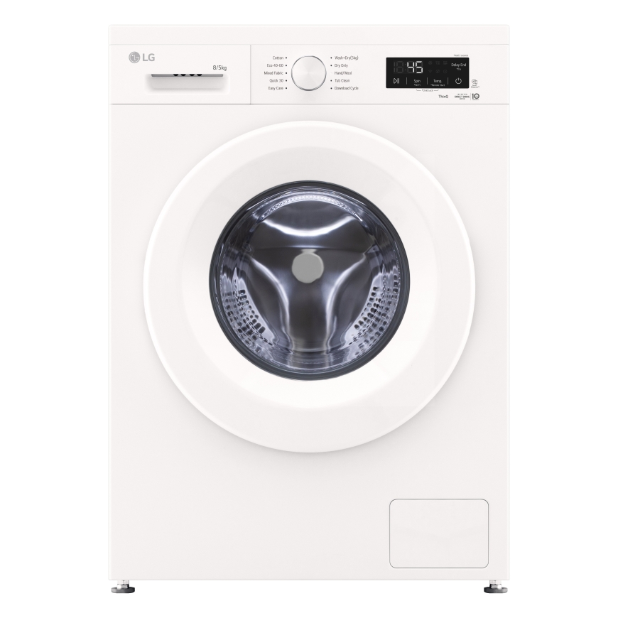 Стиральная машина LG W4X1085NWH с функцией сушки, белая
