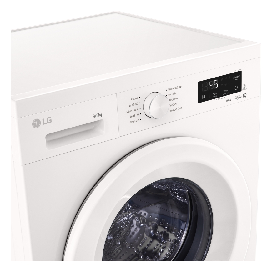 Стиральная машина LG W4X1085NWH с функцией сушки, белая – 3