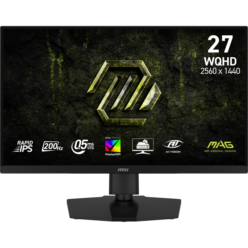 MSI MAG 274QPF E20 tietokoneen litteä näyttö 68,6 cm (27") 2560 x 1440 pikseliä Wide Quad HD LCD Mus