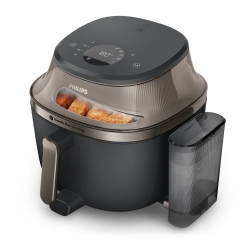Philips 5000 series NA547/07 fritüür Üksik 7,2 l Eraldiseisev 2000 W Kuumaõhu fritüür Must, Kuld