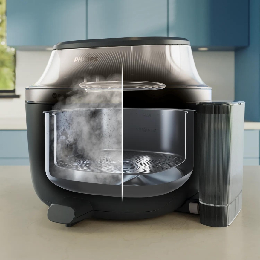 Philips 5000 series NA547/07 taukvāres katls Viens 7,2 L Atsevišķs 2000 W Karstā gaisa fritētājs Mel – 4