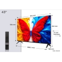 TCL S5L 43S5L televizorius 109,2 cm (43") „Full HD“ Smart TV „Wi-Fi“ Juoda 300 cd/m² TCL S5L 43S5L televizorius 109,2 cm (43") „Full HD“ Smart TV „Wi-Fi“ Juoda 300 cd/m²